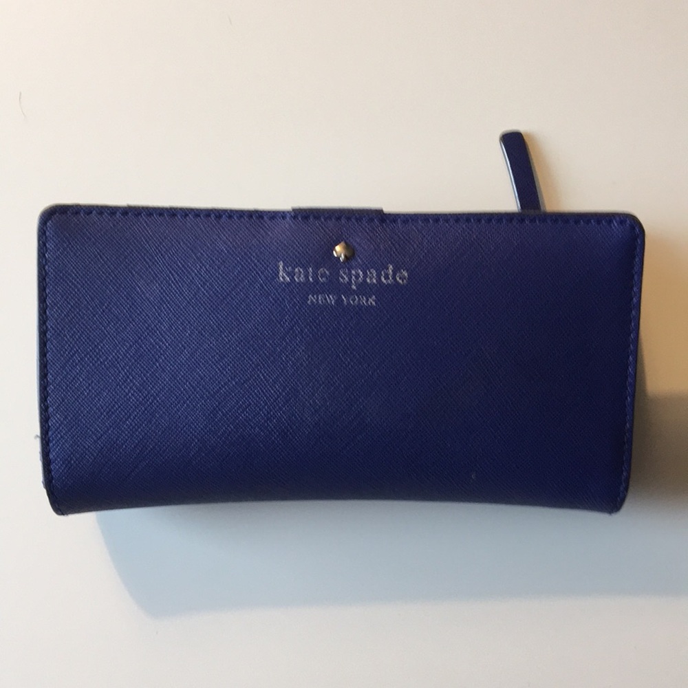 Kate Spade wallet - royal blue